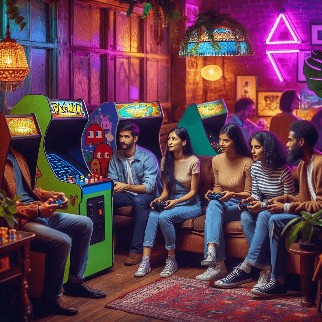 Embark on a nostalgic journey through the golden era of arcade games, now conveniently accessible online.